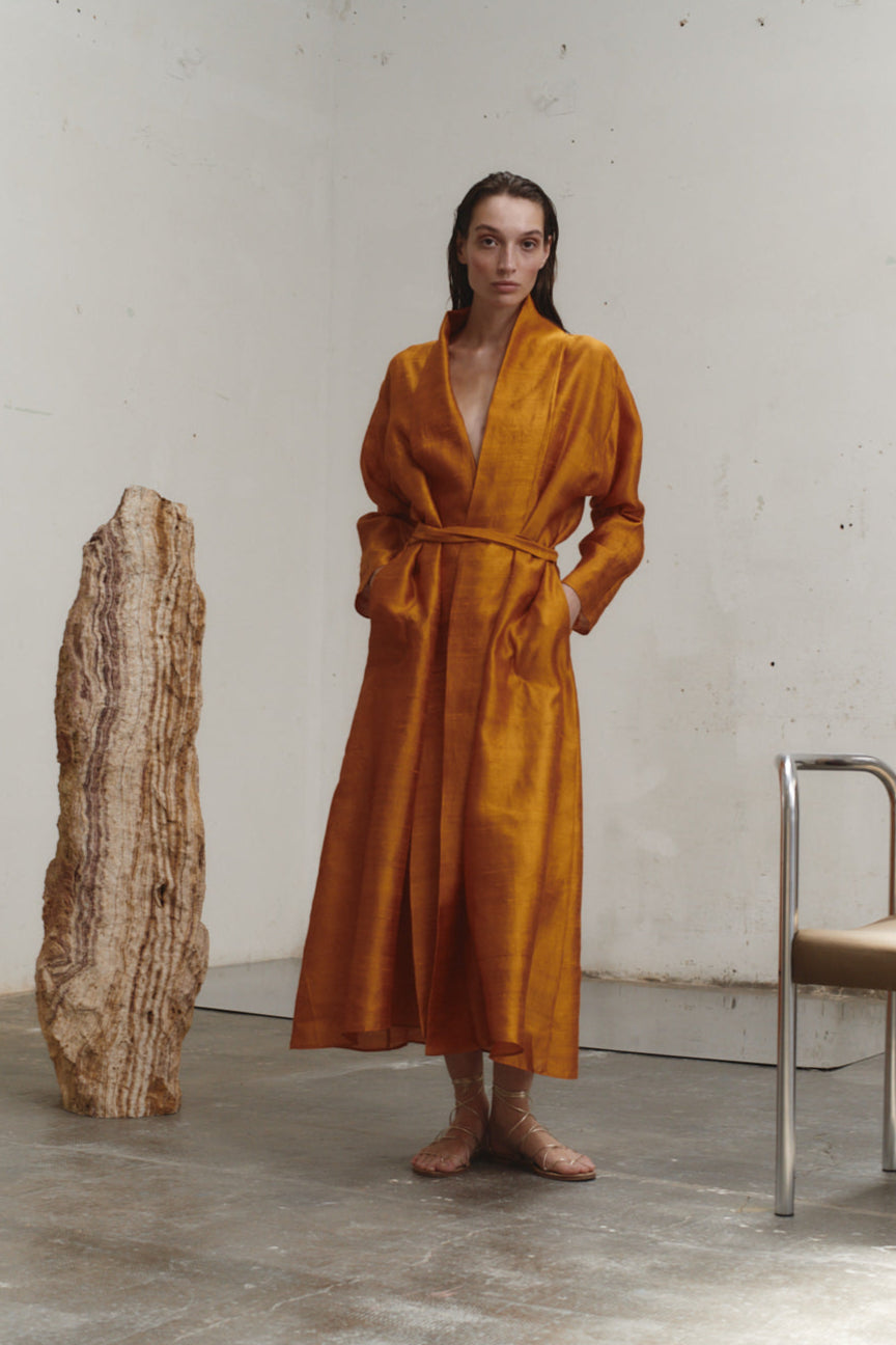 Amber Dupion Kimono Dress DATURA Amber Dupion Kimono Dress DATURA