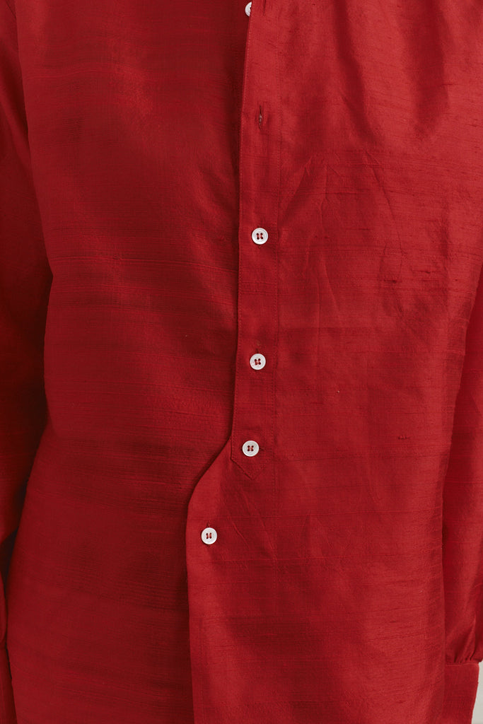 Carmine Dupion Paul Blouse –