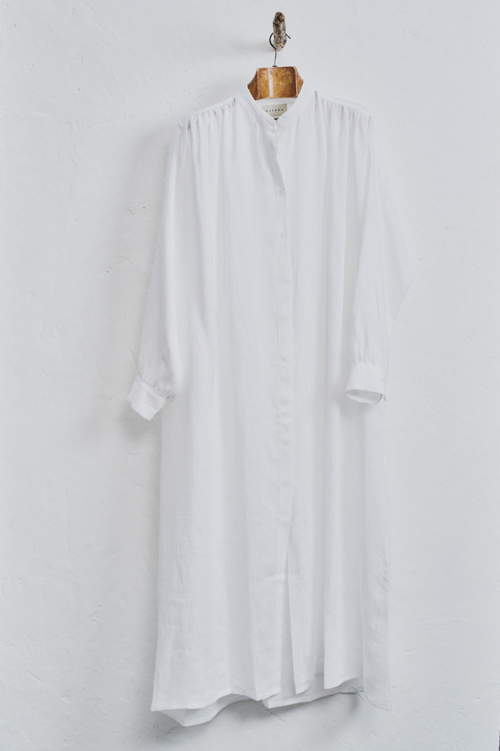White Linen Babel Dress