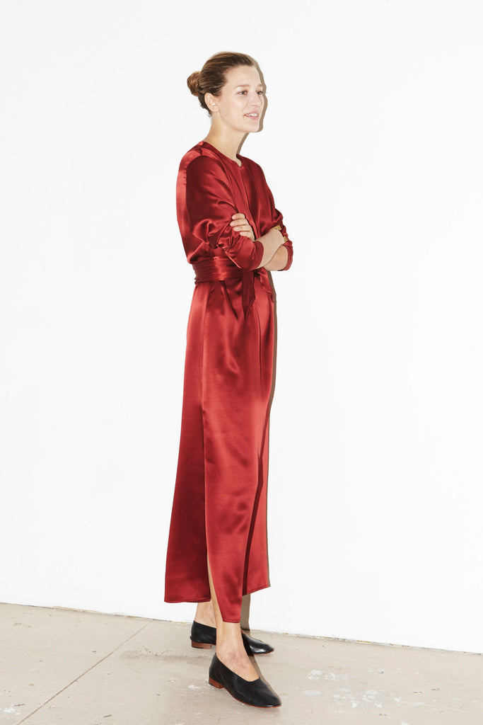 Ruby Red Ava Dress – DATURA