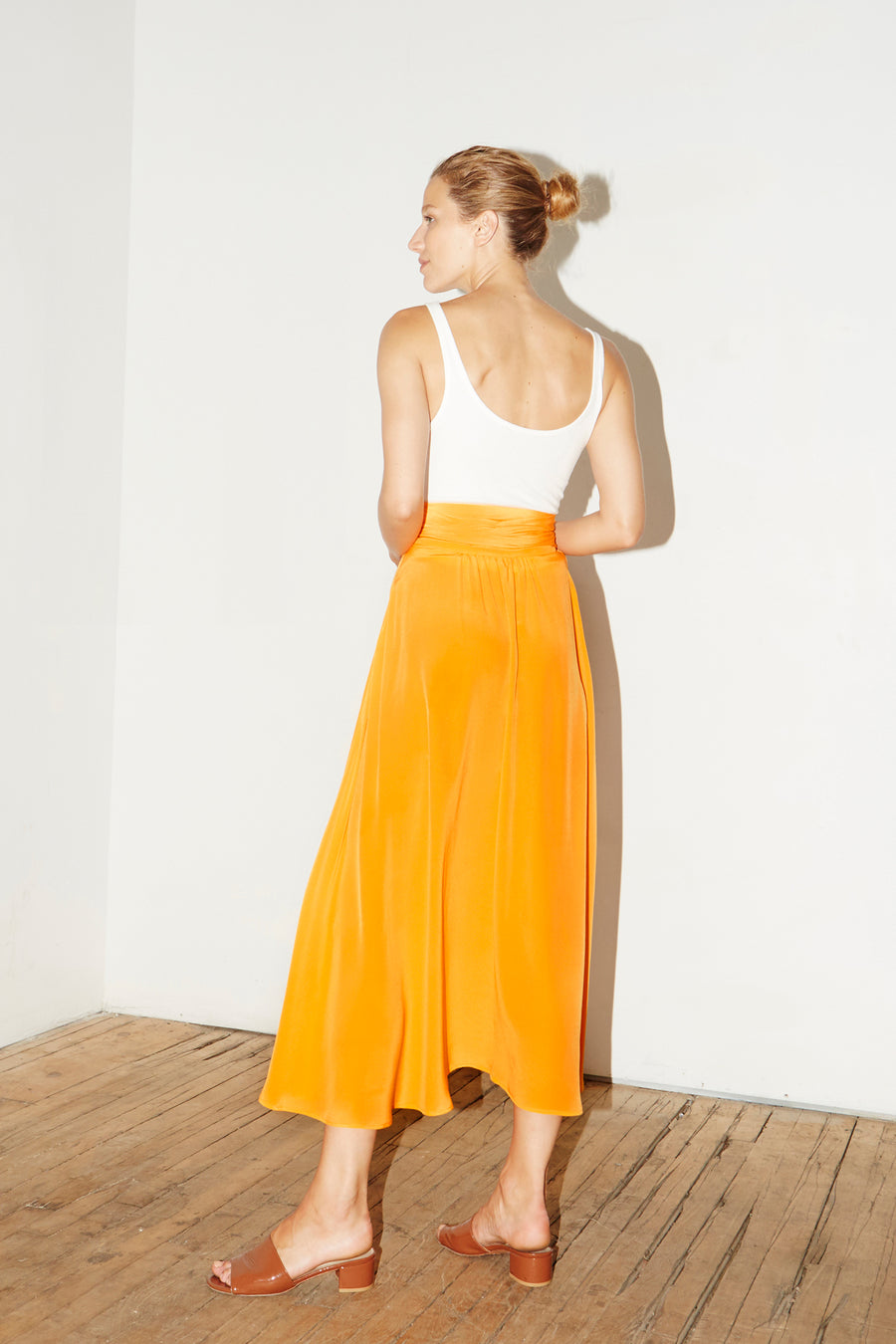 Citric Orange Alma Skirt