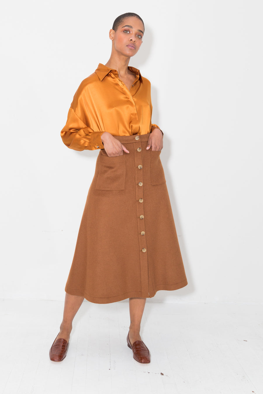 Tierra Wool A-Skirt