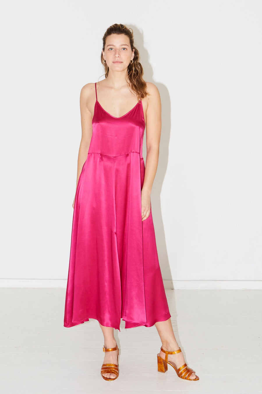 Dragon Pink Slip Dress