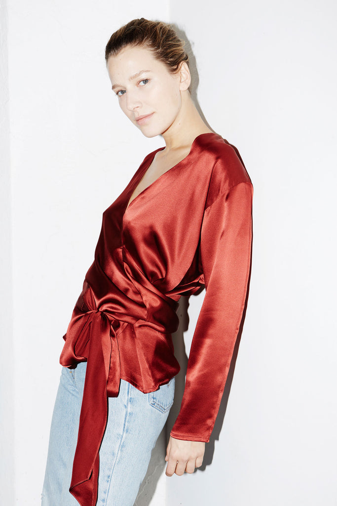 Ruby Red Roxana Blouse –